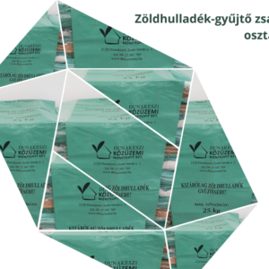 zöldhulladék-gyűjtő zsák