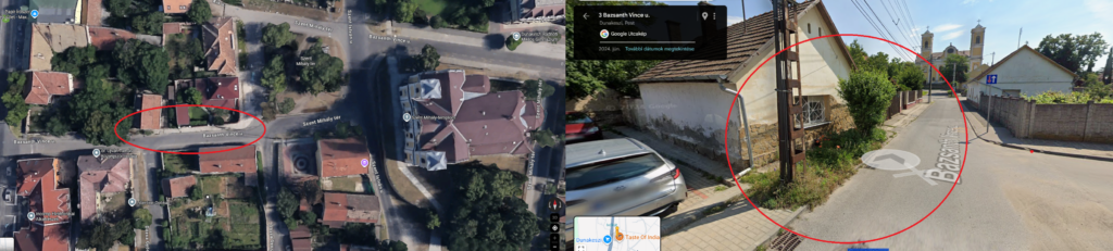 Bazsanth Vince utca járda rekonstrukció